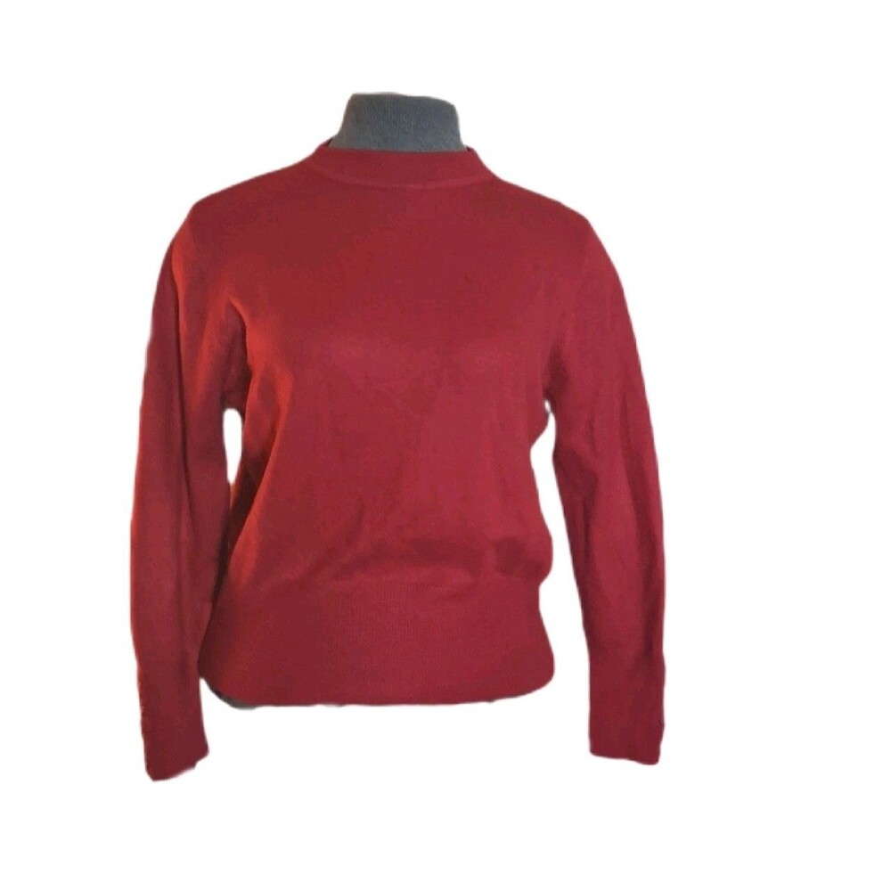 Vintage IM Collection Sweater, Size Large Petite, Red, Whimsy